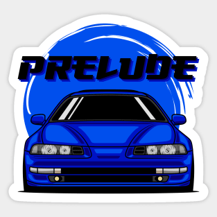 Blue Prelude MK4 Front Sticker